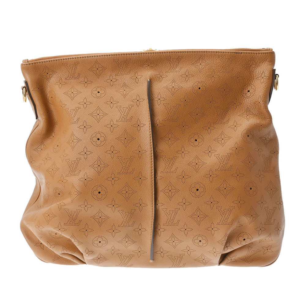 Louis Vuitton Monogram Mahina Selene Caramel Shoulder Bag
